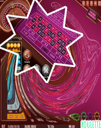 Slot roulette game