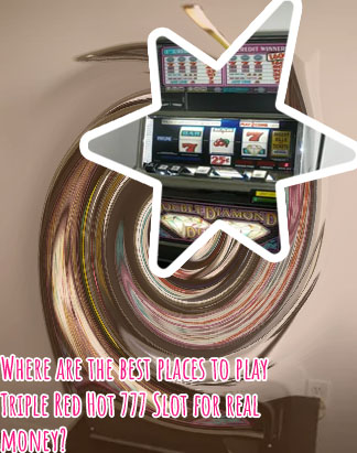 Triple red hot 777 slot machine for sale